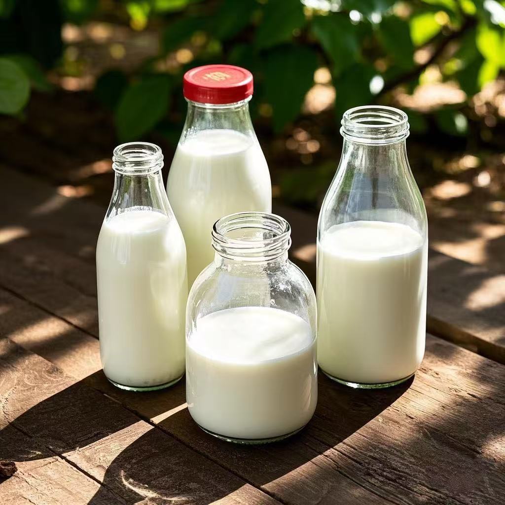 Recent Export Situation of Glass Milk Bottles from China Is Favourable  